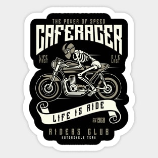 Cafe Racer Sticker